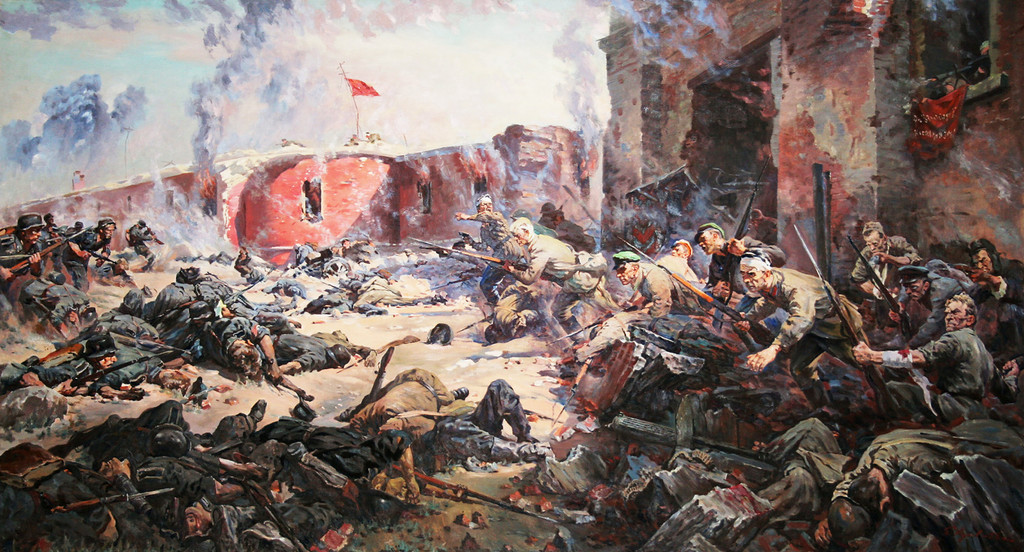 П.А. Кривоногов. «Защитники Брестской крепости». 1951 год